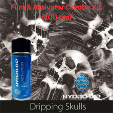 Hydro Dip Film Activator Combo Kit HD-SKL322 Dripping Skulls