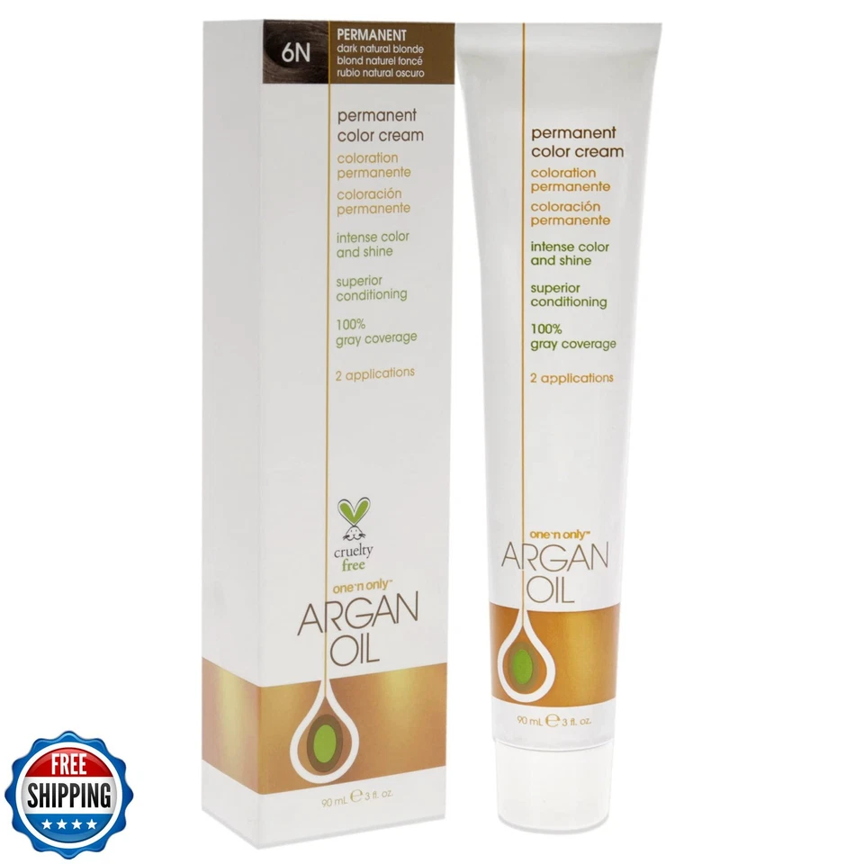 Color de cabello permanente One N' Only - Tinte de cabello permanente hecho con aceite de argán - D Foto 3 de 4