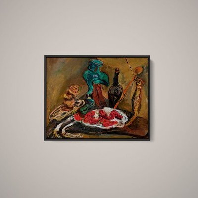 Chaim Soutine - Fish, Peppers, Onions - Art Print on Paper or Canvas