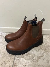 Polo Ralph Lauren Oslo Chelsea Boot Brown Size 13 Leather 11721 NWT