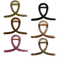 Mini Small Hair Claw Clips 1.8 Inch Non Slip Jaw Clips for Medium Hair, 8 Pcs