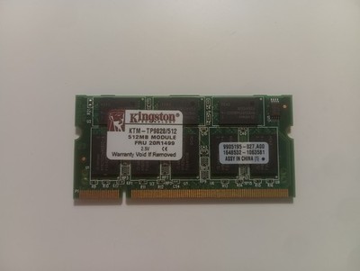 Kingston KTM-TP9828/512 SO-DIMM 512MB PC2700 DDR 333 MHZ Laptop