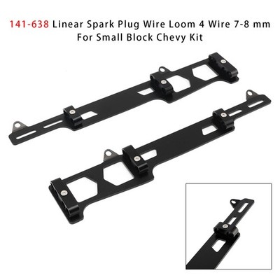 141-638 Linear Spark Plug Wire Loom 4 Wire 7-8 mm Für Small Block Chevy Kit .