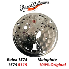 Rolex 1575 MainPlate Main Plate Platinum Plate 8119 Used Excellent Condition 008
