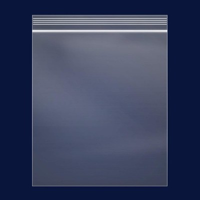 500 PCS Clear Reclosable Zip Plastic Poly Bags 2 Mil Resealable Lock 8x10 Inch