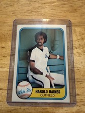 Fleer 1981 Harold Baines #346 Chicago White Sox Baseball Card Base Set