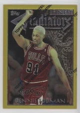 1996-97 Topps Finest Rare Gold Dennis Rodman #145 HOF