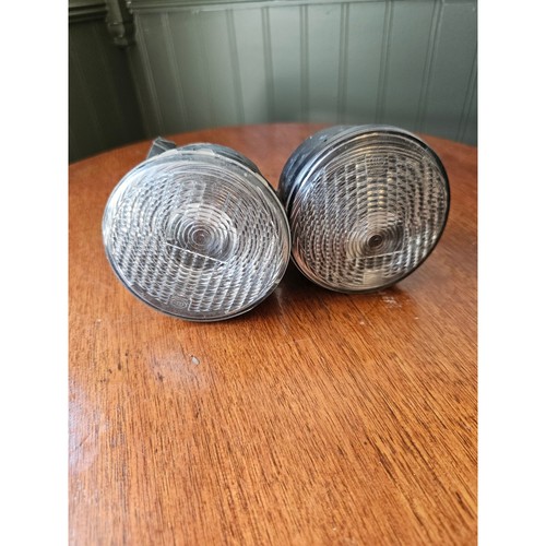 2007-2018 Jeep Wrangler JK jku Clear Turn Signal Park Lamps OEM - Set L and R