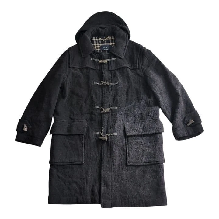 Burberry Wool Duffle Coat In Men's Coats & Jackets for sale - eBay