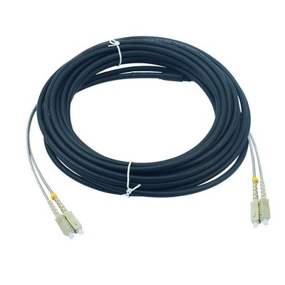 20M SC UPC to SC UPC MM MultiMode Duplex Outdoor Field Fiber Optical Patch Cord 