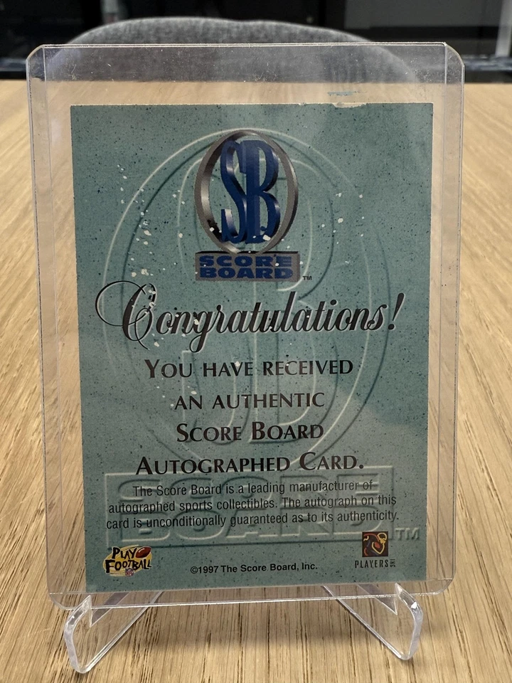 1997 Pro Line Memorabilia #NNO Bryant Westbrook Rookie Autographs - Image 2 of 2