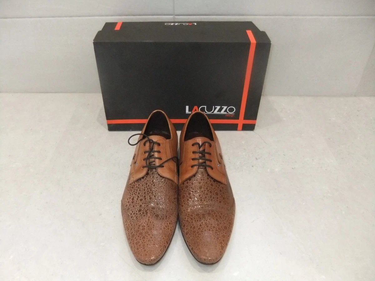 Renato Dulbecco Italian Style Dress Shoes Mens 6.5 Brown Suede Cap Toe Oxford mens italian style shoes products for sale | eBay main image 3