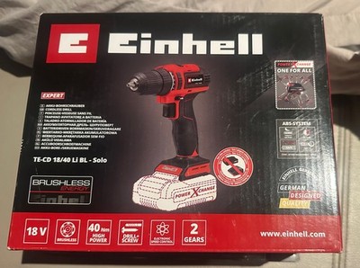 Einhell Akku-Bohrschrauber TE-CD 18/40 Li BL Solo Li-Ion PXC 40 Nm 21 Stufen 