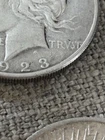 Lot of 2-1923  peace dollar