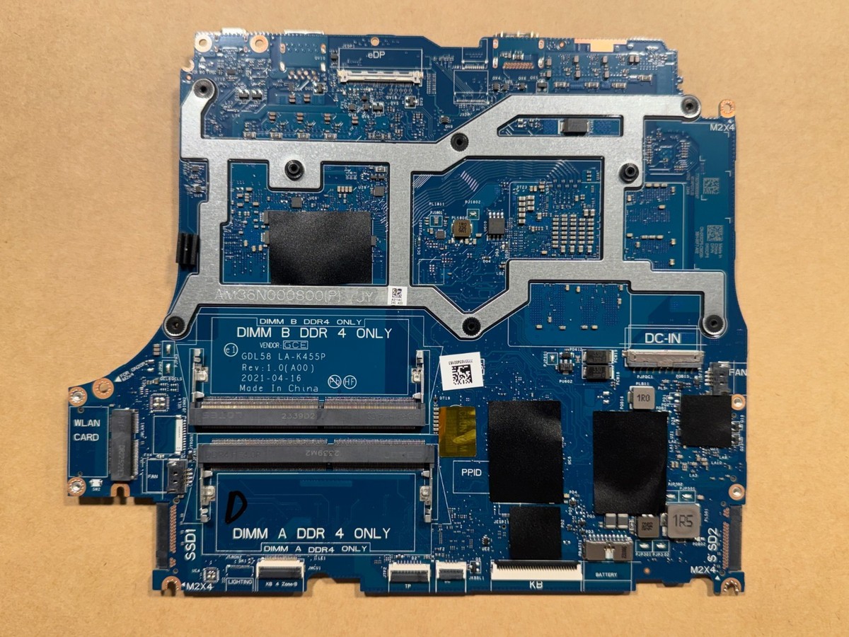 NEW Dell G15 5511 Motherboard Intel i7-11800H Nvidia RTX 3050