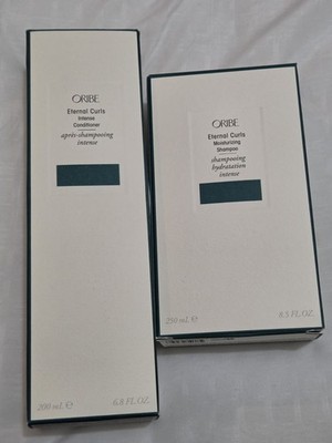 ORIBE ETERNAL CURLS MOISTURIZING SHAMPOO 8.5 OZ  & INTENSE CONDITIONER  6.8 OZ