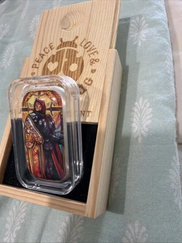 2 Oz .999 Silver Collectible HAYLEYBUG MINT Glass Knight # 10 of 50 "RARE"