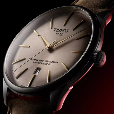Tissot Chemin des Tourelles Powermatic 80 Herrenuhr T139.407.16.261.00 NEU OVP - Bild 1 von 4