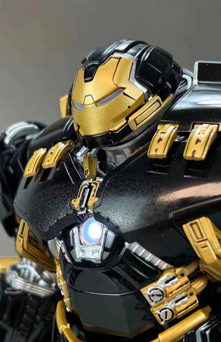 FAB 天使　MARVEL セット In Stock Black Gold Mk44 Iron Man Hulkbuster Led Alloy
