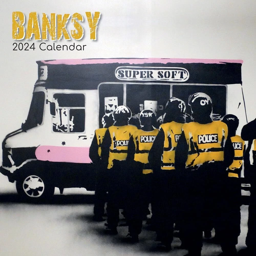 BANKSY - 2024 WALL CALENDAR - BRAND NEW - 07607 | eBay