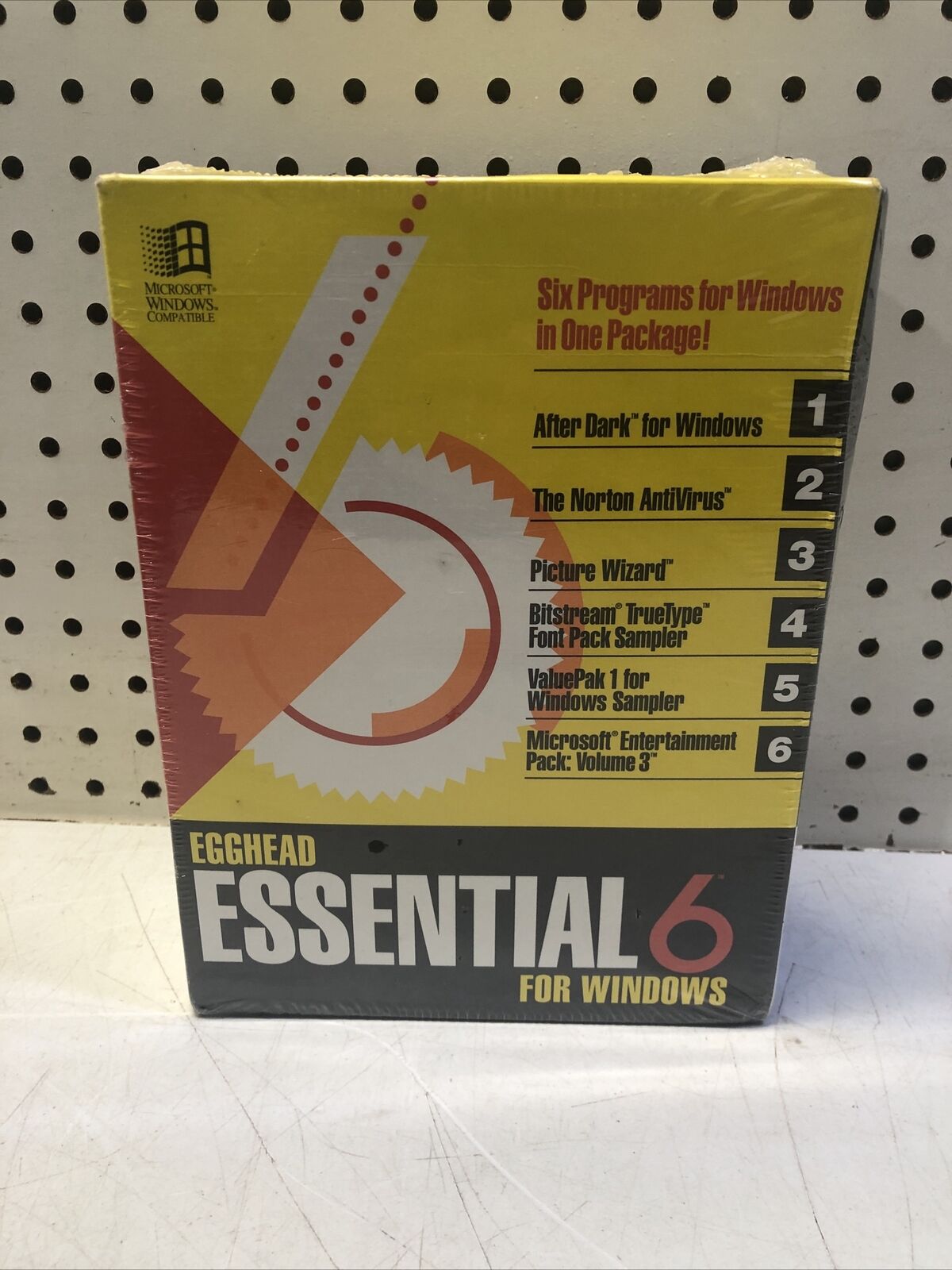 Egghead Essential 6 For Windows NEW SEALED 6 PROGRAMS IN 1 ! MEDIA SOFTWARE