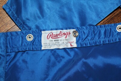 Vintage 80's Team USA Rawlings Blue Satin Jacket Men's Large | eBay