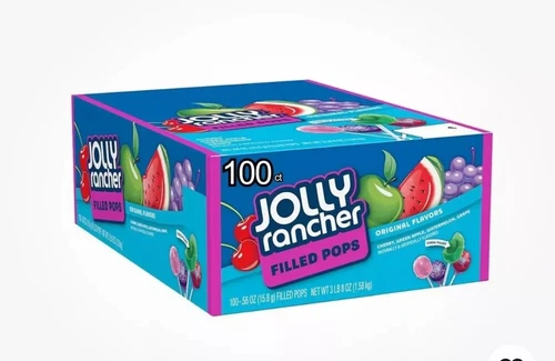Jolly Rancher Filled Pops Assorted Flavours - Box of 100