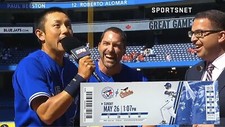 Blue Jays Munenori Kawasaki Post Game Interview I’m Japanese! Ticket 5/26/2013