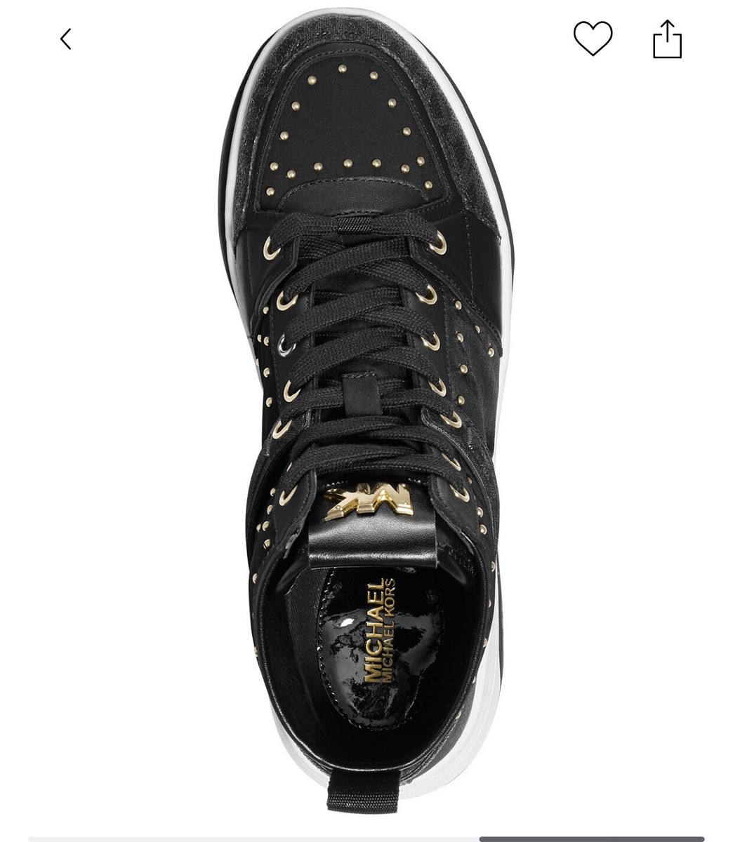 MICHAEL Michael Kors Women's Lexi High-Top Sneakers, Black