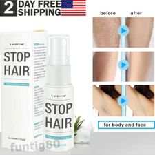 Hair Removal Spray Painless Permanent Depilatory Face Body Hair Growth Inhibitor