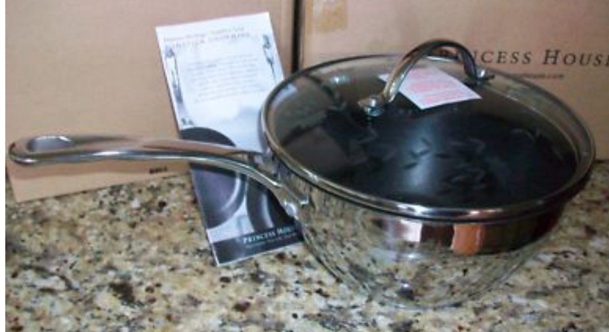 k*u様 ASAHI PRINCESS PAN 3P Set Princess House Stainless Nonstick 3 1/2 Qt. Saucepan 6728 | eBay