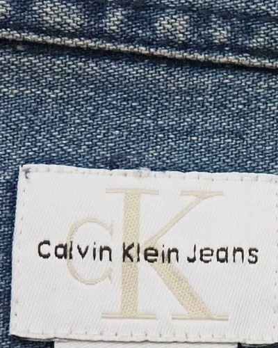 Camisa vaquera Calvin Klein talla XXL hombre regular fit manga larga N277 - Imagen 2 de 2