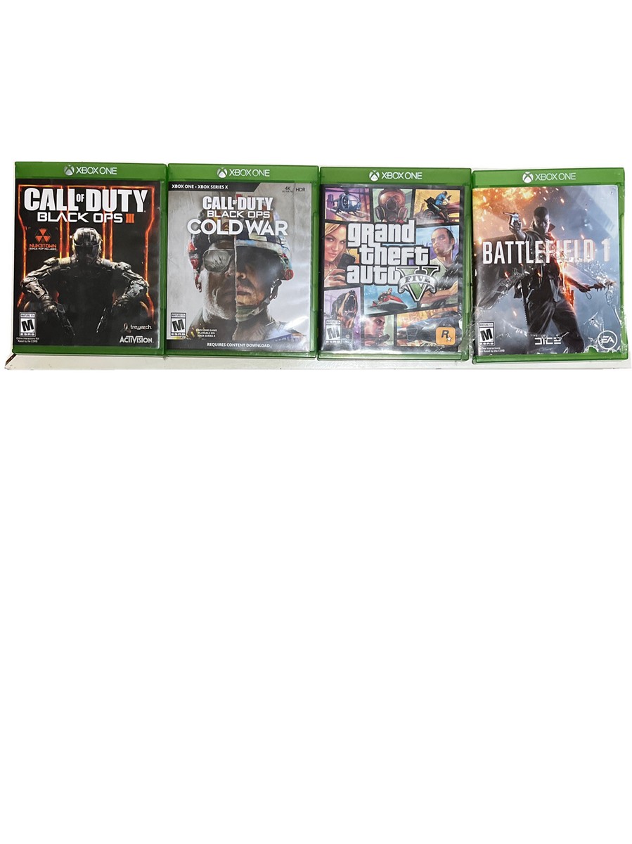 PS3     CAIl OF DUTY.BATTLEFIELD .グラセフV Games Bundle GTA 5, Cod Cold War, Battlefield 1 and Cod Bo3 | eBay