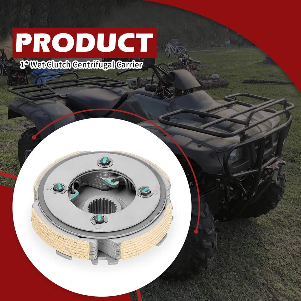 Disco de embrague húmedo 22535-hn5-670 2000-2003 2004 2005 2006 para Honda Rancher 350 Foto 4 de 4