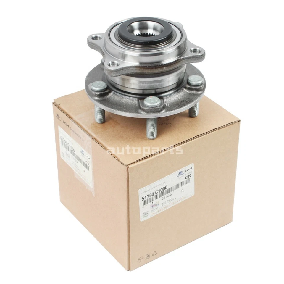 Buje y cojinete de rueda delantera genuino 51750C1000 2 piezas para Hyundai y Kia 2015-2023 Foto 2 de 4