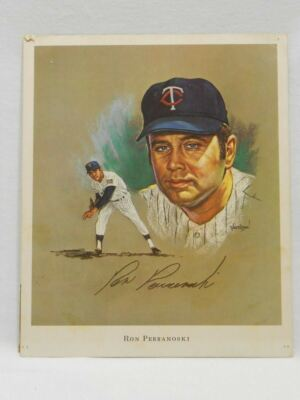 #ad Ron Perranoski 1970 Minnesota Twins Super Valu Vanguard 8x9 Photo Pinholes Vtg $2.99