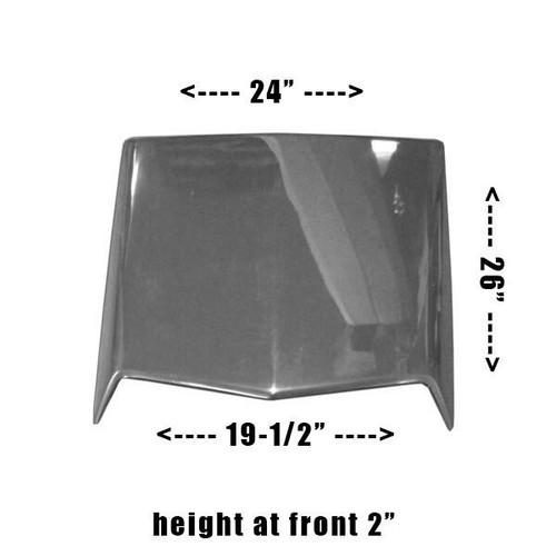 1971-73 Mercury Cougar NEW Fiberglass Hood Scoop - Picture 2 of 6