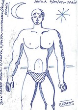 JUAN OROZCO OCANA - Disegno Originale - 2005 - Sevilla, Poeta Visual