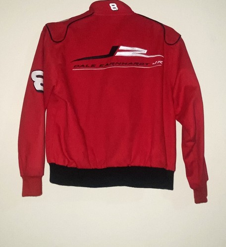 Chase Authentics Dale Earnhardt Jr NASCAR Racing Jacket Coat Kids Sz XL Red - Picture 6 of 9