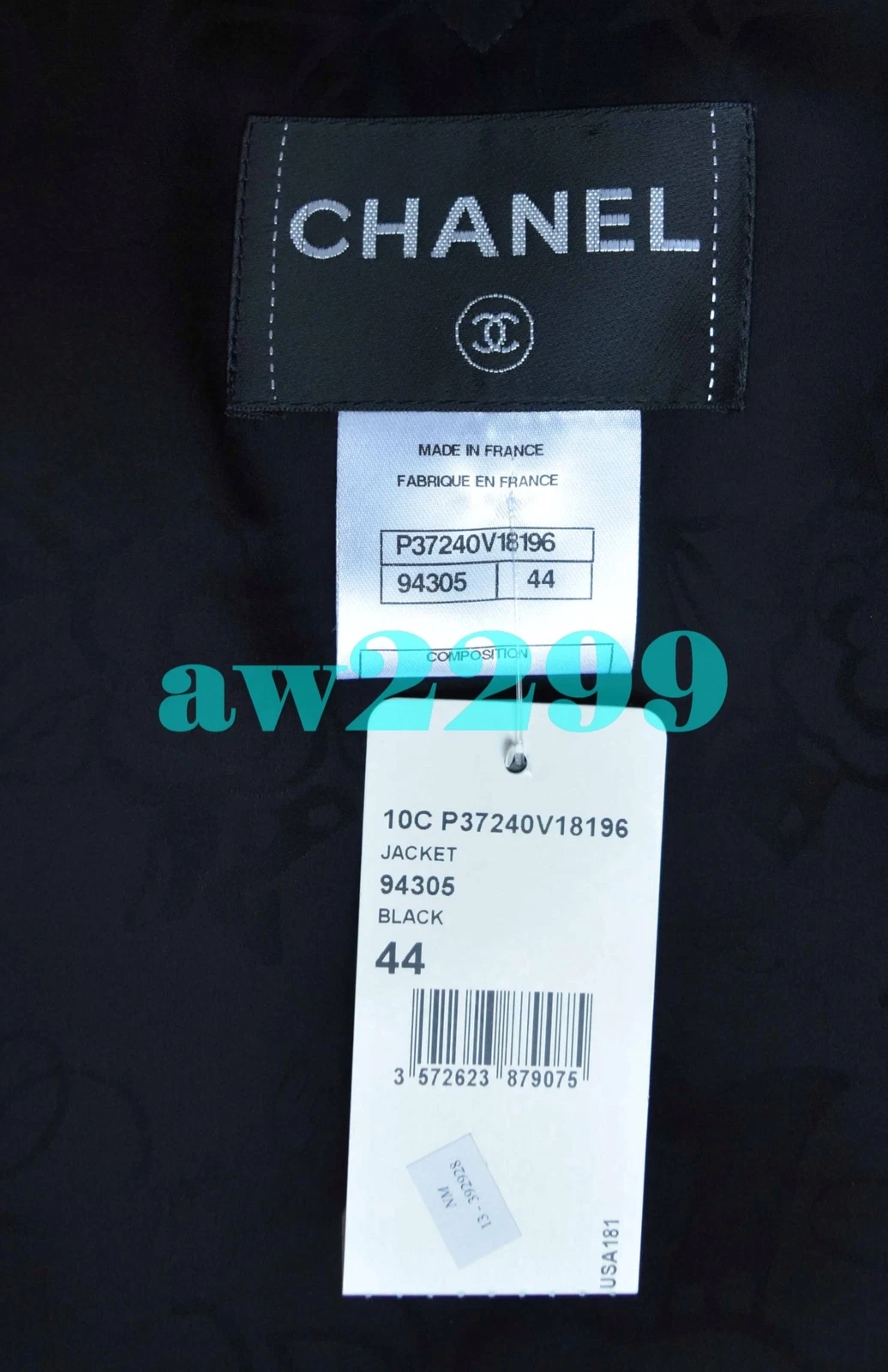 GIACCA BLAZER CHANEL 10C NEW CRUISE 2010 RUNWAY GRIPOIX CC LOGO CHANEL 10C NEW