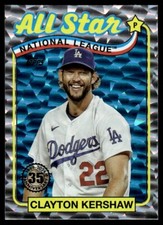 2024 Topps 1989 Baseball 35th Anniversary Icy Foil Clayton Kershaw Los Angeles