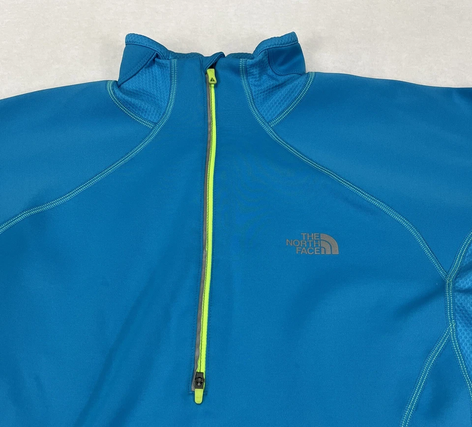 Женская куртка-пуловер на молнии The North Face бирюзовый синий 1/2 размер S/P - Изображение 2 из 4