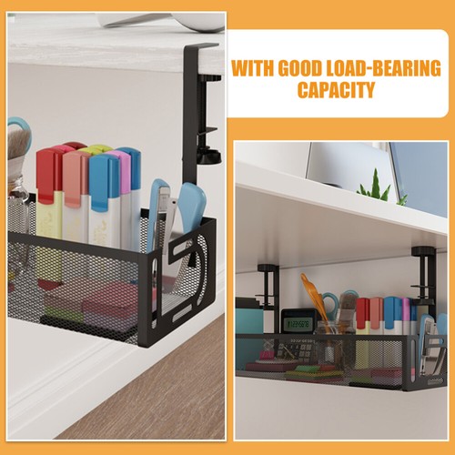 Office Desk Organizer Clamp Cable Mangement Wire Management under - Photo 3/12