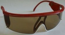 NWOT TruVintage from 1980's wrap around Funky/Sports leather side sunglasses