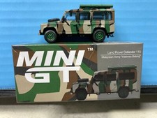 1/64 MINI GT LAND ROVER DEFENDER 110 MALAYSIAN ARMY "HARIMAU BELANG" CAMO