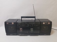 Sony CFS-W390L Vintage Ghettoblaster Boombox. 4 Neue RIEMEN. FUNKTIONIERT SUPER 