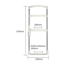 Optical Instrument Chin Rest Forehead Bracket Set for Slit Lamp and Other
