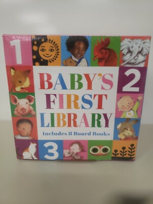 Baby's First Library : Box Set of 8 Board Books- BRAND NEW