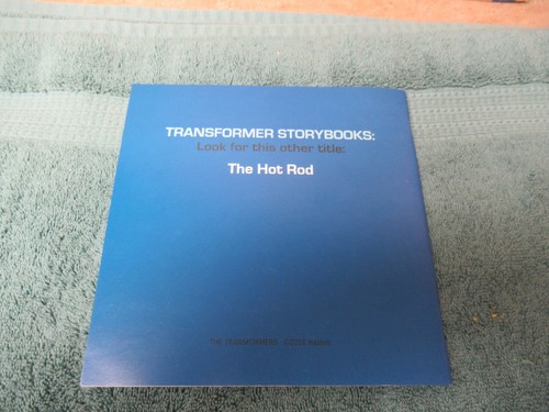 Transformers Botcon 2016 ANIMATED STORYBOOK THE RETURN OF BLURR 2015 Script - Picture 2 of 2