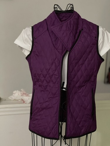 G.G Blue Quilted Womens PURPLE Size Small Vest